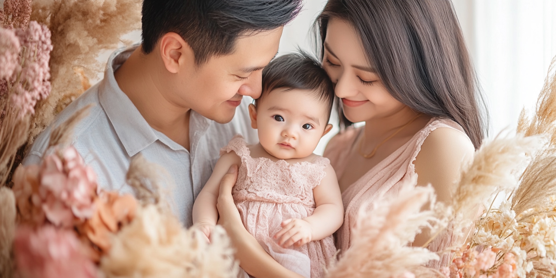 Happy family moment
